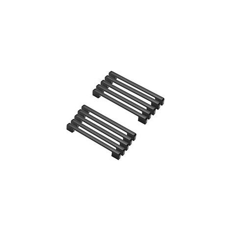 10pcs poignée meuble entraxe 192mm-poignée porte cuisine noire poignee barre meuble poignee de cuisine noire (1/5)