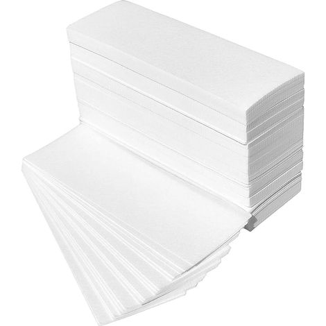 100 PièCes Bandes Non TisséEs pour Cire Chaude Et PâTe à Sucre, Bande de Cire Epilation pour Tout Type de sur L'éPilation Du Corps, Jambes Et Visage (1/5)