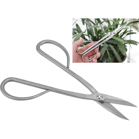 210 mm Edelstahl-Gartenschere für feine Schnitte von Ästen und Knospen, Orchideenvermehrung und professionelle Bonsai-Gestaltung. (1/5)