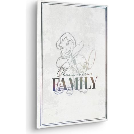 Tableau mural Lilo & Stitch Family Goals 40x30 cm (1/5)