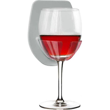 Porte-verre de douche/baignoire, sans ventouse, fixation adhésive, plateforme gris marbre, cadeau décontracté. (1/5)