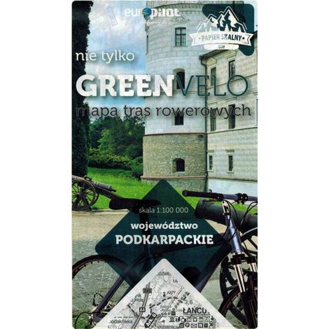 Voivodato de Podkarpackie. Mapa ciclista impermeable. No solo Green Velo. Euro Pilot (1/5)