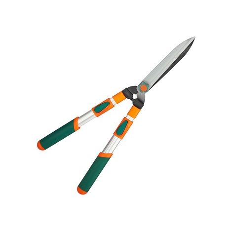 Taille-haie télescopique à 2 mains avec lames en acier durables et poignées ergonomiques (1/2)