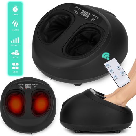 Masajeador de pies eléctrico con calor, 3 modos, control remoto (1/5)