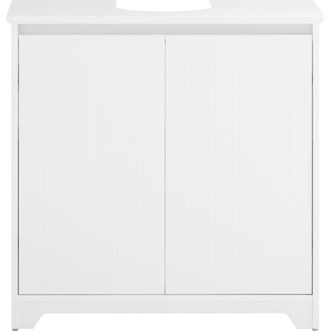SoBuy Under Sink Cabinet Bathroom Vanity Unit,BZR108-II-W