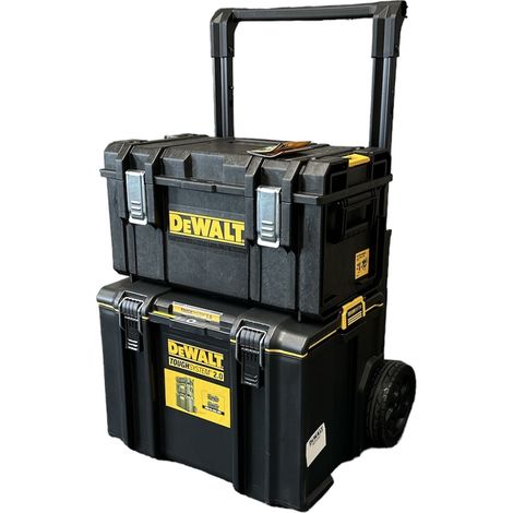 Dewalt DS450 Toughsystem Rolling Mobile Tool Storage Box Trolley + DS300 Case (1/5)