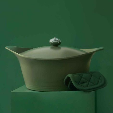 COOKUT Cocotte Con Coperchio Felce 24 Cm (1/4)
