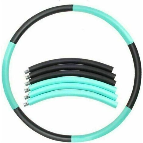Les cerceaux Hula Hoops sont un outil de fitness pratique pour les adultes., 88 cm, s'emboîtent, légers (1/5)