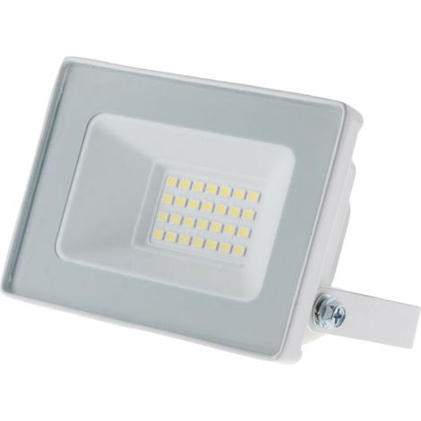 – Projecteur LED chantier étanche 20W – 2000 lumens lumière blanche froide 6500K – Indice IP65 résistant aux intempéries – Économie d'énergie