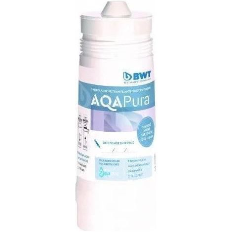 Cartouche de rechange - BWT - AQA PURA - Élimine mauvais goûts, odeurs, pesticides et métaux lourds