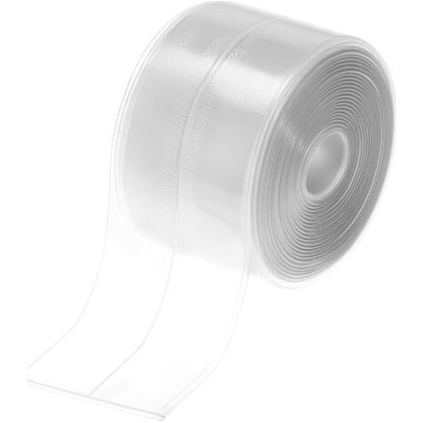 QORVA-Ruban d'étanchéité transparent pour salle de bain, 38 mm x 3,2 m, adhésif étanche, PVC résistant à la moisissure pour bords de douche et cuisine.