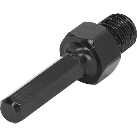 Mandrin M14 adaptateur acier allié tige hexagonale, conversion perceuse électrique vers meuleuse, raccord rotatif universel (1/5)