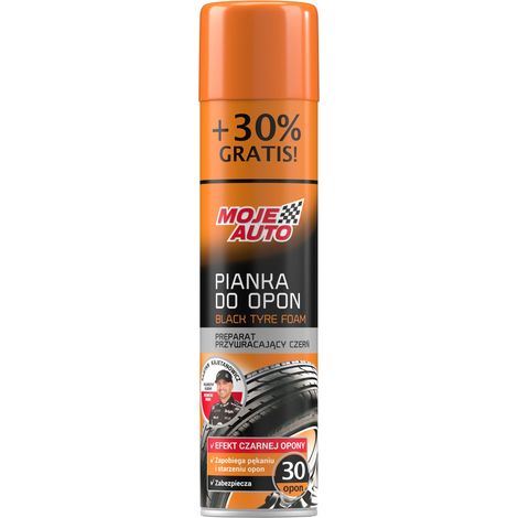 013228 MY CAR - Schiuma per pneumatici - Ripristino nero - 400 ml (520 ml in promozione) (1/5)
