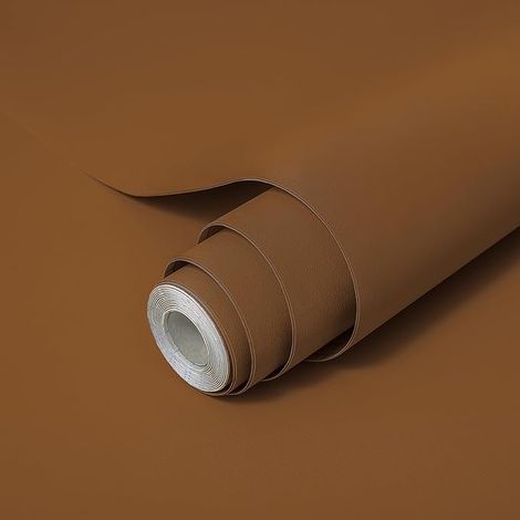 Ecopelle autoadesiva marrone chiaro 44×300 cm per riparazione mobili (1/2)