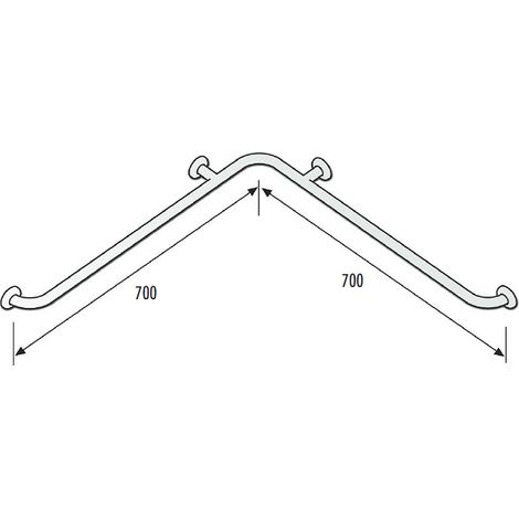 SCELTO DA DESIVERO Dsv06802 corrimano angolo acciaio rivest. nylon codice prod: DSV06802