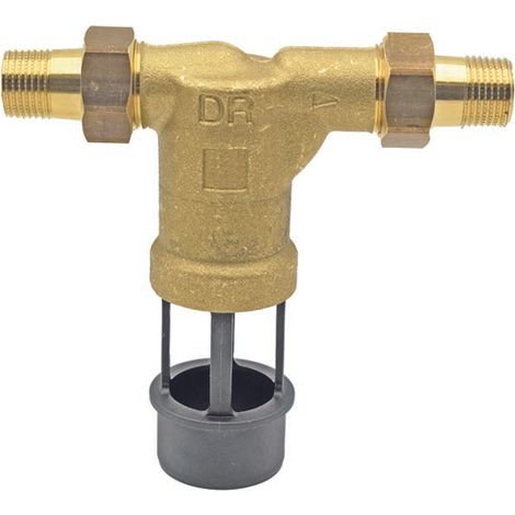Seccionador 1/2" - Latón, 10 bar, 65°C - Norma EN 1717 Tipo BA-EN12729
