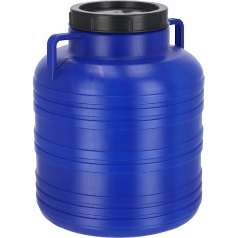 Plastikfass, Weithalsfass, Fass aus HDPE-Kunststoff mit Deckel, 30L, 1 Stück