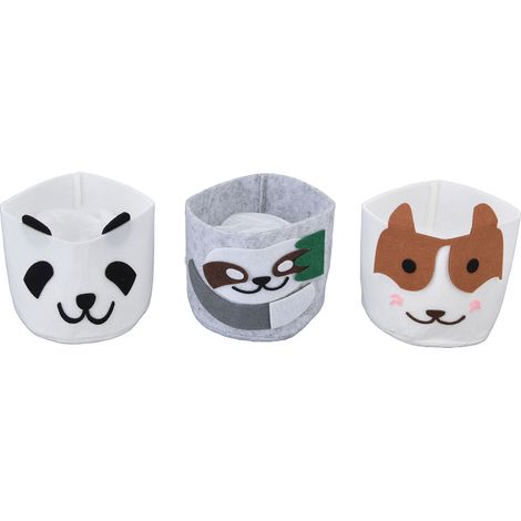 Panier à plantes en forme de panda, paresseux et chien, fait main, pot de fleurs pour la décoration intérieure (1/5)
