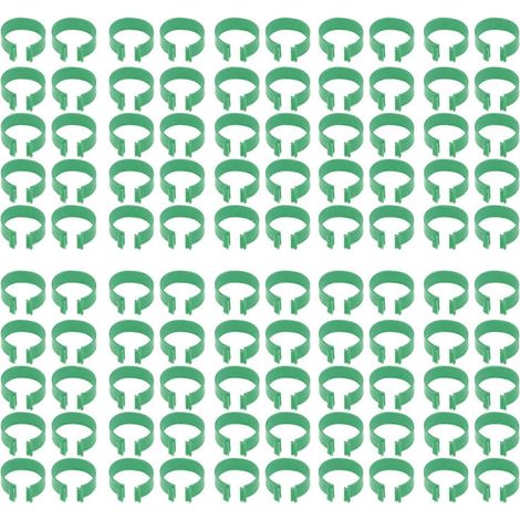 100 anneaux ouverts pour pattes de volaille (poulets, canards et oies) - Accessoires pour volailles (1/5)
