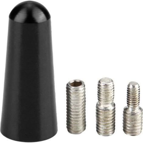 Antenna ARAMOX da 3 cm, adattatore per antenna corta da tetto auto in lega di alluminio da 3 cm per Honda Chevrolet (1/4)