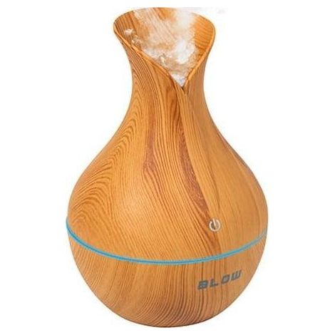 Aroma-Luftbefeuchter kompakt und leise in hellem Holz