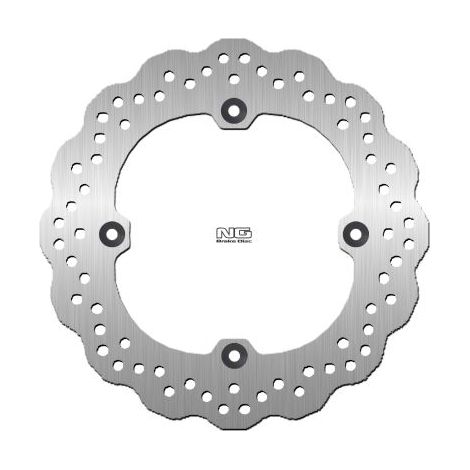 Disco freno posteriore NG per Kawasaki KLV1000 '04-'07, Suzuki DL 650 '04-'20, DL 1050 '20, DL 1000 '02-'19 (260X141X5MM) (4X10.5 MM) Wave