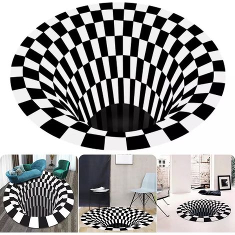 Tapis de sol 80x120cm avec trou illustré (1/3)