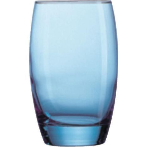 Chopes bleus Arcoroc Salto Ice Blue 350 ml - Lot de 24