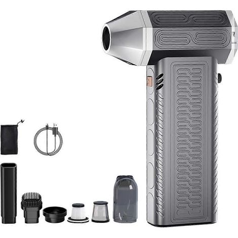 Aspirateur à air comprimé électrique pour PC et clavier, aspirateur de voiture portable sans fil 130 000 tr/min pour la maison et l'extérieur (1/4)