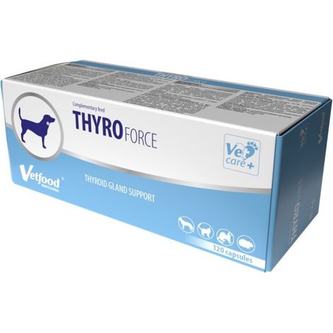 VetFood Thyroforce Schilddrüsenpräparat für Hunde, 120 Kapseln