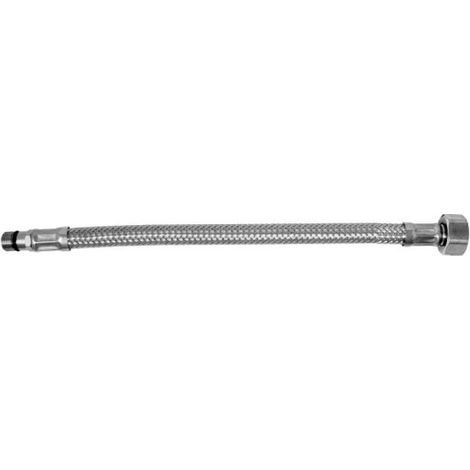 Flessibile in acciaio inox per monoforo dn10 m.11 f.3/8 m.11x1 cm 35
