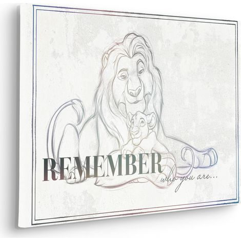 Tableau mural Le Roi Lion Be Yourself 60x40 cm (1/5)