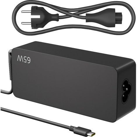 Bloc d'alimentation USB C 65 W pour ordinateur portable Lenovo ThinkPad Huawei Matebook Pro air HP Spectre Asus Acer Dell XPS Xiaomi Air Type C 65 W PC Charge rapide (1/5)