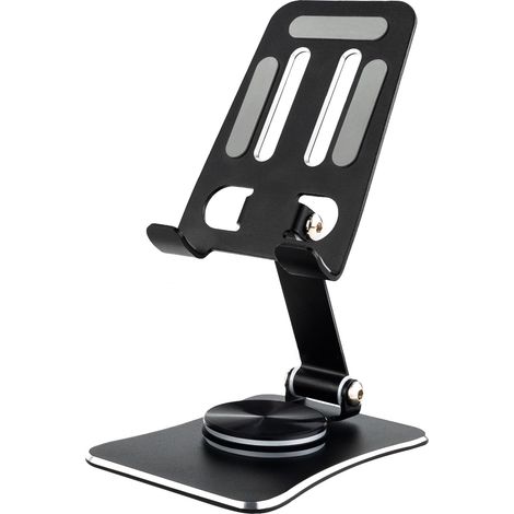 Support Téléphone Bureau Pliable, Porte Téléphone Rotatif 360° (1/5)