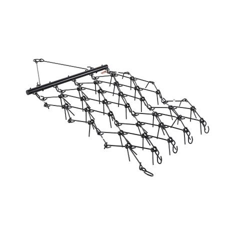 Herse Traînée à Chaîne 1707x1219 mm Niveleur d'Allée avec 80 Dents Acérées, Nivellement de Paysage, Préparation de Terrain Gazon, Herse Remorquable pour Tracteur, VTT, UTV, Allée Gravier, Ferme (1/3)