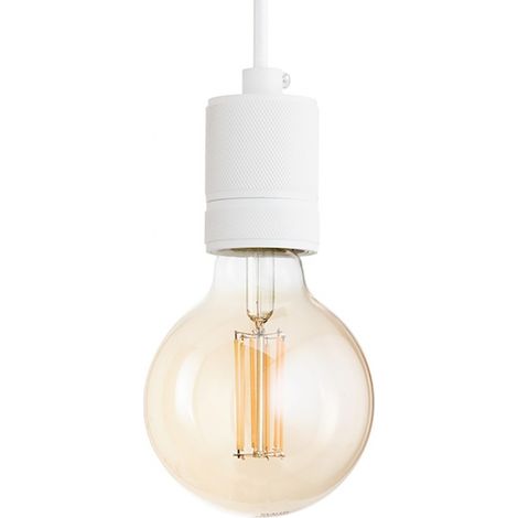 Lampadario moderno gea luce flash gso090 e27 led metallo tessuto sospensione