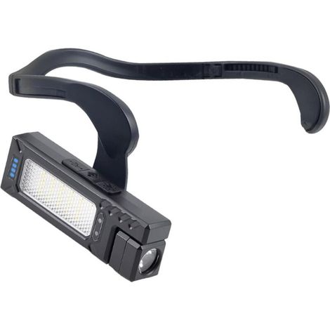 Tragbare Stirnlampe mit Bewegungsaktivierung, 7 Helligkeitsstufen, ergonomisches Ohrbügeldesign, geeignet für Camping, Angeln und Camping.