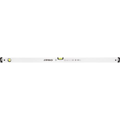 INDICADOR DE NIVEL BLANCO HORIZONTAL Y VERTICAL 2% PENDIENTE 150 CM - 100-AB-150