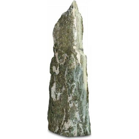 Monolite punta in pietra naturale colorata "Artic Green" [peso 310 kg h. 150 cm]