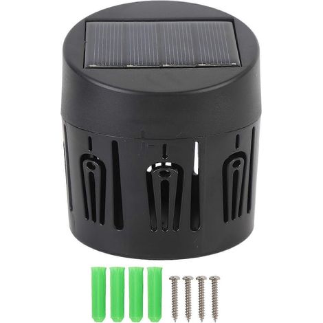 Stück Solar-Wandleuchten mit Blumenmotiv, dekorative, wasserdichte Solar-Zaunlampen für Garten, Hof und Treppe