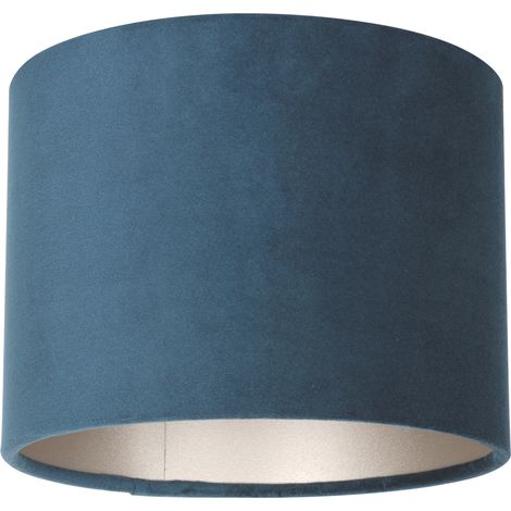 Steinhauer - paralume - Shade - blu - velluto - Ø 20cm - E27 -