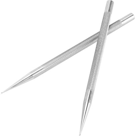 Lot de 2 Stylos Traceur Cuir Acier Inoxydable Outils de Marquage DIY Artisanat Dessin Manuel (1/5)