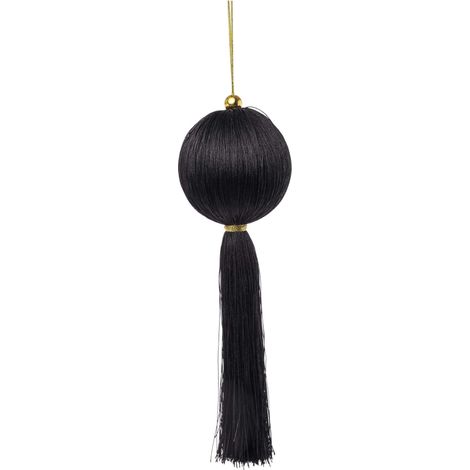 ARPIMEX Sfera Natale con Decoro 9 ,5 x 9,5 x 30 Cm Nero