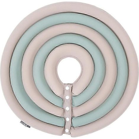 Leichtes, verstellbares Genesungshalsband für Hunde und Katzen, Größen S/M/L, Farbe Beige und Grün, XL erhältlich.
