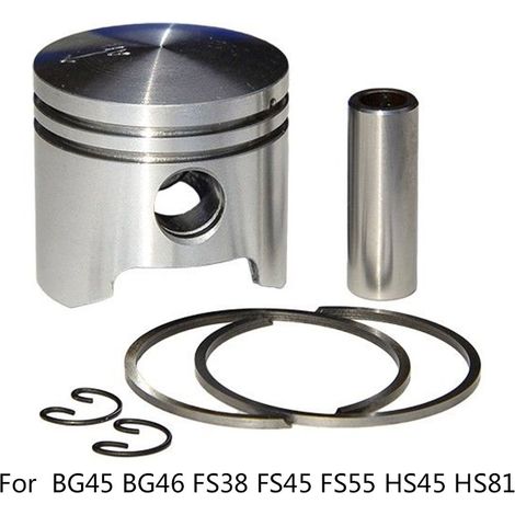 Hochleistungs-Kolbensatz – kompatibel mit vielen Modellen: FS38, FS45, FS55, BG45, BG46, BG55, BG65, BG85, HS81, HS86 Langlebige Motorkolben Präzisionsgefertigt