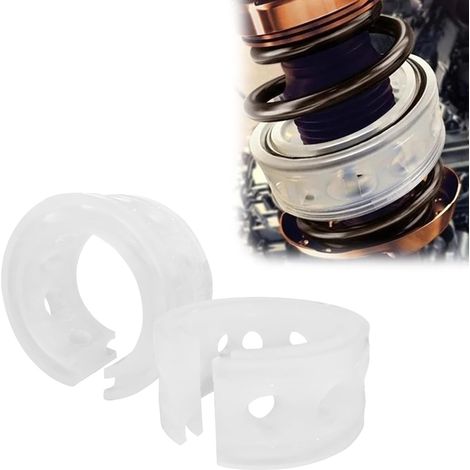 Amortiguador de resorte, anillo protector general para automóviles, resorte de reparación de automóviles (A). Transparente. (1/5)