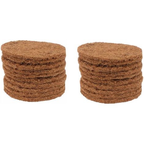 20 Pièces Tapis Respirant en Fibre de Coco pour Nid d’Oiseau – Doublure Écologique pour Pigeons, Jardin et Intérieur (1/4)