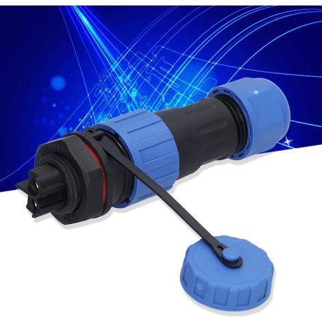 LP16 IP68 Wasserdichter 2-poliger lötfreier Luftfahrtstecker und -buchse, Mutterntyp, lötfreie mehrpolige Stecker- und Buchsen-Verbindungsanschlüsse, 250 V 20 A. (1/5)