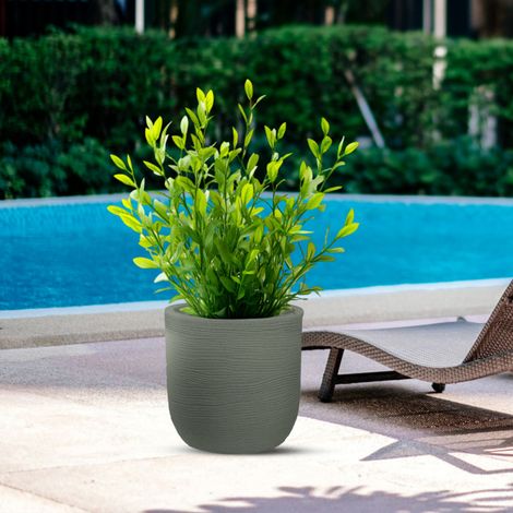 Vaso Raffaello Verde diam.35×34 cm per Interno ed Esterno (1/4)