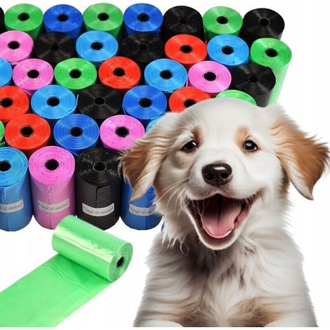 Dog waste bags, 45 pieces
